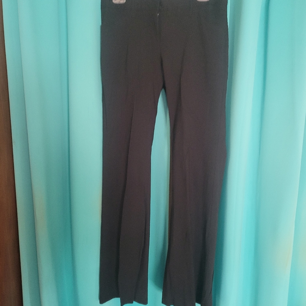 Express Size 6 Long Black Rayon Cotton Blend Pants